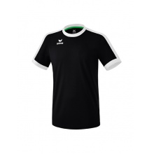 Erima Sport-Tshirt Trikot Retro Star schwarz/weiss Herren